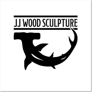 JJ Wood Sculpture Logo Posters and Art